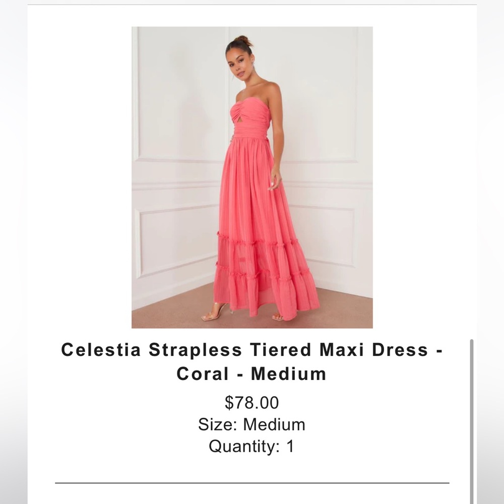 VICI Size Medium Maxi Dress NWOT